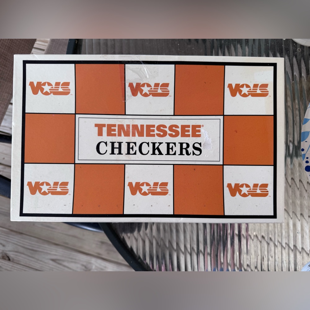 1994 Tennessee Vols Football Checkers Vintage Board Game SEC NCAA